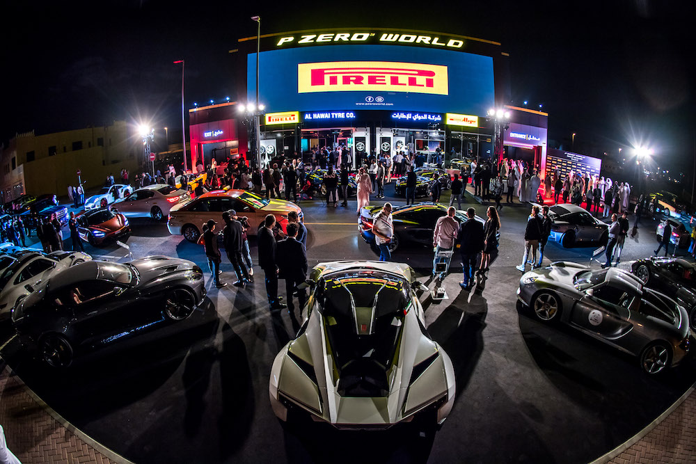 Pirelli opens p zero world in dubai